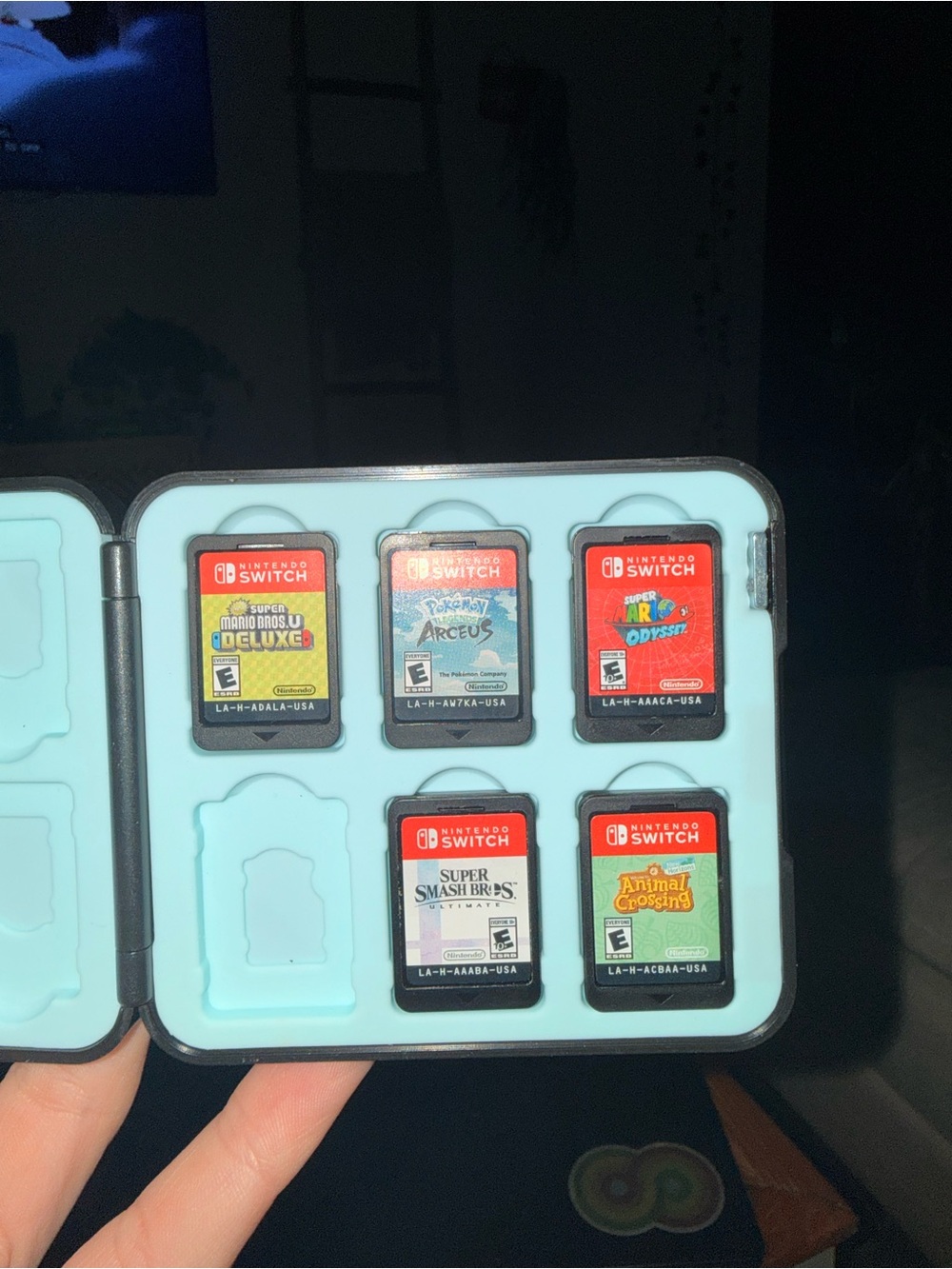 Nintendo Switch Games with Card Case